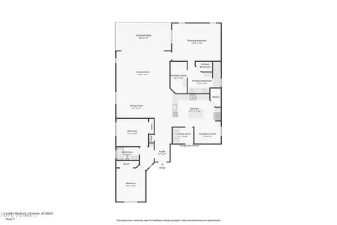 Floorplan - 4424 E Muriel Dr, Phoenix, AZ 85032 photo 2 of 2