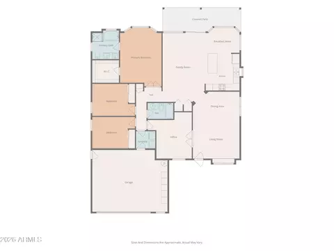 Floorplan - 4442 E White Aster St, Phoenix, AZ 85044 photo 1 of 1
