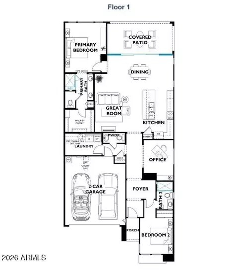 Floorplan - 18151 E Spring Valley Ct, Rio Verde, AZ 85263 photo 2 of 2