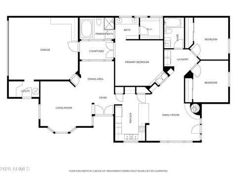 Floorplan - 4615 E Monte Way, Phoenix, AZ 85044 photo 2 of 2