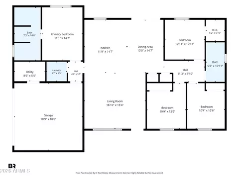 Floorplan - 2826 E Cactus Rd, Phoenix, AZ 85032 photo 1 of 1