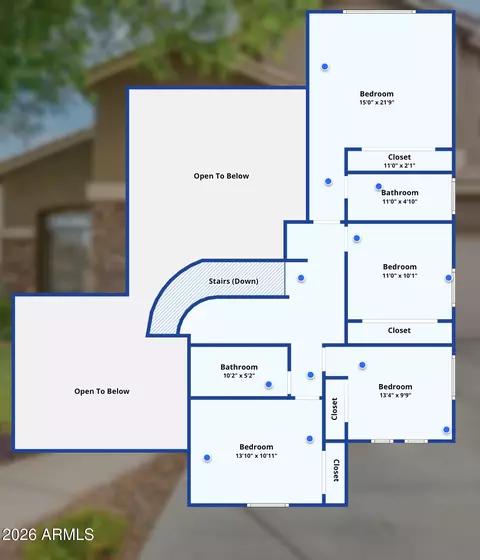 Floorplan - 711 N Pheasant Dr, Gilbert, AZ 85234 photo 2 of 2