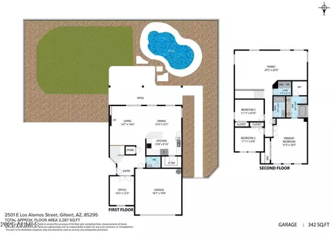 Floorplan - 2501 E Los Alamos St, Gilbert, AZ 85295 photo 1 of 1