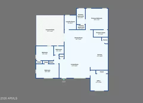 Floorplan - 1826 E Whitton Ave, Phoenix, AZ 85016 photo 1 of 1