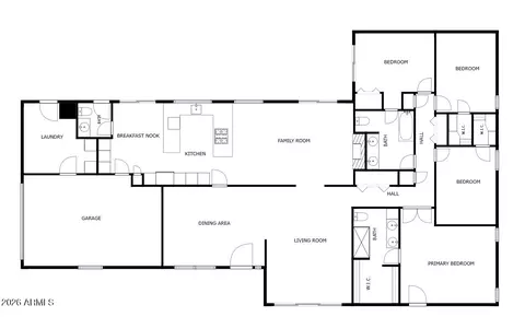 Floorplan - 19 E Canterbury Ct, Phoenix, AZ 85022 photo 1 of 1