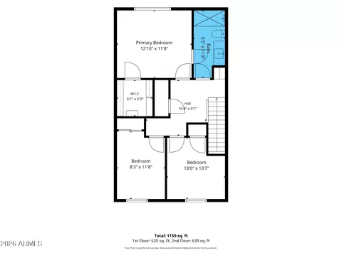 Floorplan - 415 E Redmon Dr, Tempe, AZ 85283 photo 2 of 3