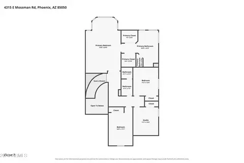 Floorplan - 4315 E Mossman Rd, Phoenix, AZ 85050 photo 2 of 2