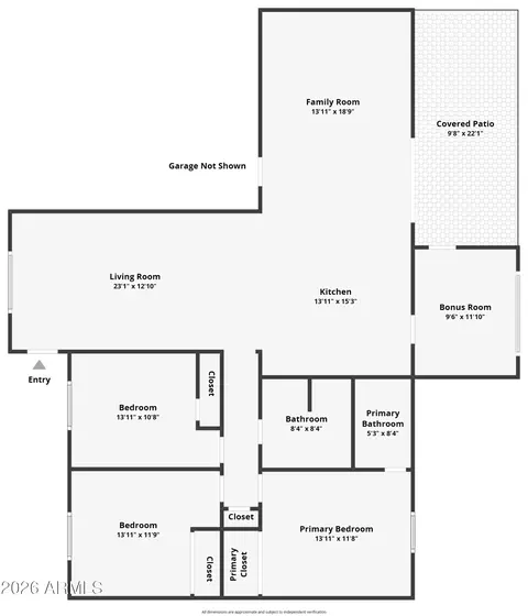 Floorplan - 218 E Cairo Dr, Tempe, AZ 85282 photo 1 of 1