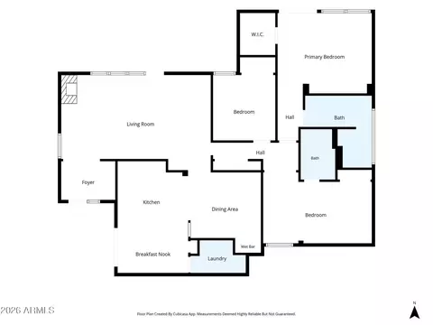 Floorplan - 324 E Ambassador Dr, Tempe, AZ 85288 photo 2 of 3
