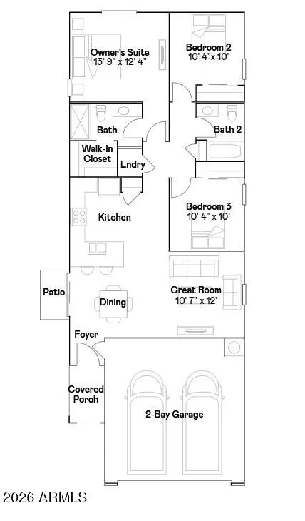 Floorplan - 1855 W Ramona Ave, Apache Junction, AZ 85120 photo 1 of 1