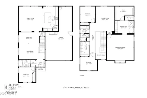 Floorplan - 3341 N Arco --, Mesa, AZ 85213 photo 2 of 2