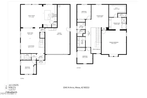Floorplan - 3341 N Arco --, Mesa, AZ 85213 photo 1 of 2