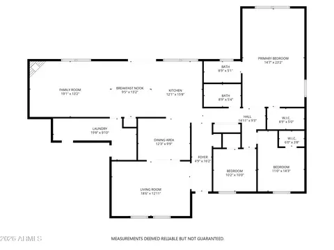 Floorplan - 202 E Sharon Ave, Phoenix, AZ 85022 photo 1 of 1