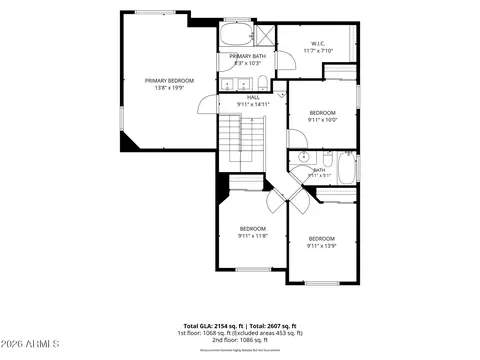 Floorplan - 1301 E Sierra Madre Ave, Gilbert, AZ 85296 photo 2 of 2