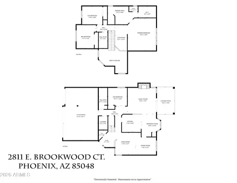 Floorplan - 2811 E Brookwood Ct, Phoenix, AZ 85048 photo 2 of 2
