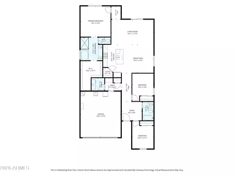 Floorplan - 19913 N Grantham Rd, Maricopa, AZ 85138 photo 2 of 2