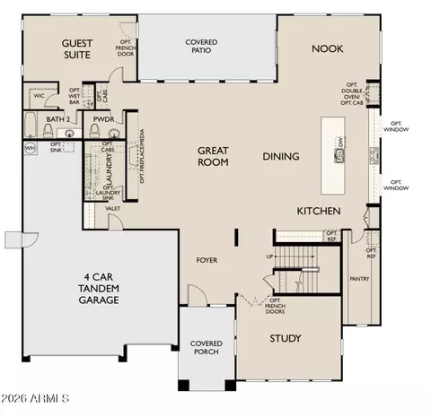 Floorplan - 2981 E Silo Dr, Gilbert, AZ 85296 photo 1 of 1