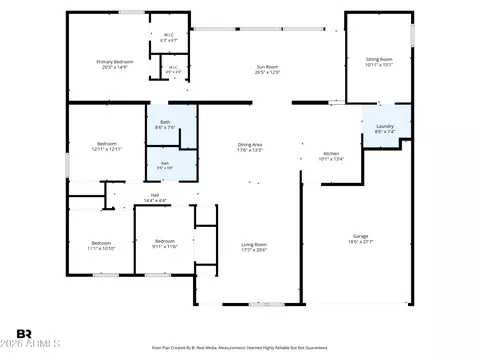 Floorplan - 7409 Edgewood Ave, Mesa, AZ 85208 photo 1 of 1