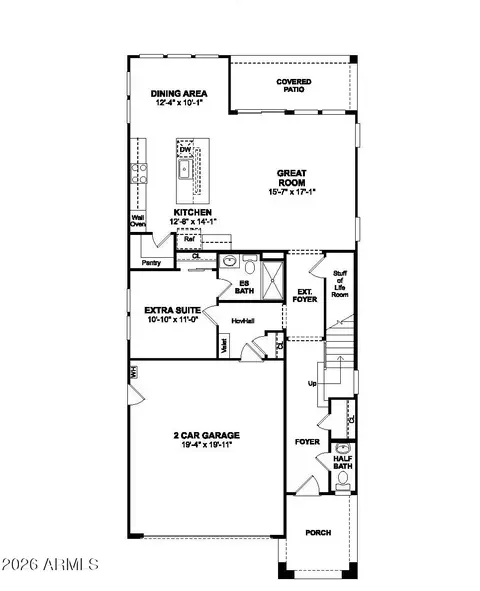 Floorplan - 107 E Windsor Dr, Gilbert, AZ 85296 photo 1 of 2