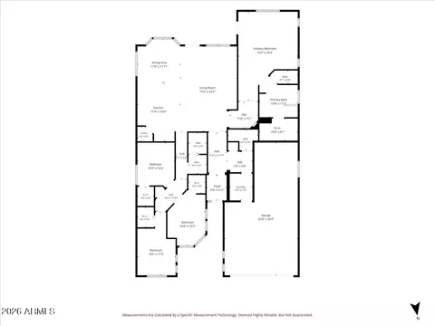 Floorplan - 2953 E Tonto Dr, Gilbert, AZ 85298 photo 1 of 1