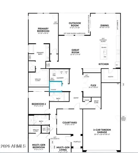 Floorplan - 468 W Ridge Rd, Apache Junction, AZ 85120 photo 1 of 1