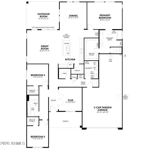Floorplan - 454 W Ridge Rd, Apache Junction, AZ 85120 photo 1 of 1