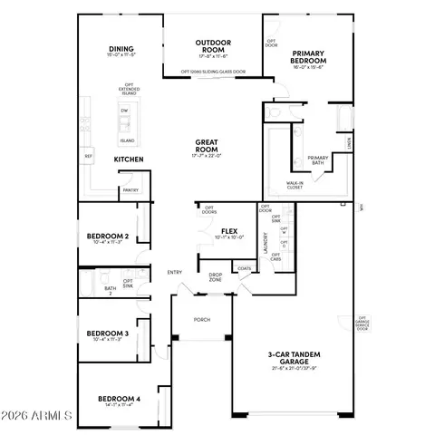Floorplan - 482 W Ridge Rd, Apache Junction, AZ 85120 photo 1 of 1