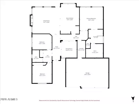 Floorplan - 9331 E Grandview St, Mesa, AZ 85207 photo 1 of 1