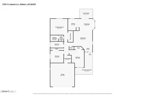 Floorplan - 3791 S Loback Ln, Gilbert, AZ 85297 photo 1 of 1