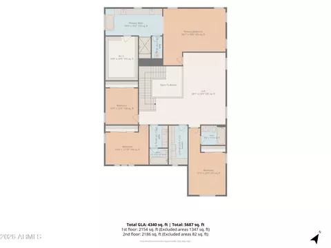 Floorplan - 9634 E Rainbow Ave, Mesa, AZ 85212 photo 1 of 6