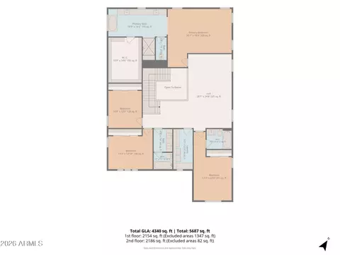 Floorplan - 9634 E Rainbow Ave, Mesa, AZ 85212 photo 5 of 6