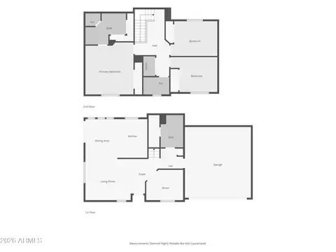 Floorplan - 1575 E Baylor Ln #B, Gilbert, AZ 85296 photo 2 of 6