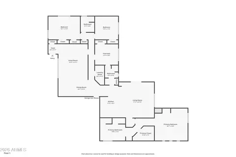 Floorplan - 4440 E Clarendon Ave, Phoenix, AZ 85018 photo 1 of 1