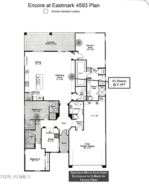 Floorplan - 10342 E Tupelo Ave, Mesa, AZ 85212 photo 1 of 1