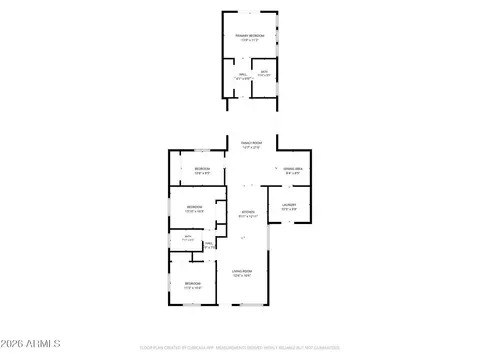 Floorplan - 3542 E Yale St, Phoenix, AZ 85008 photo 2 of 2