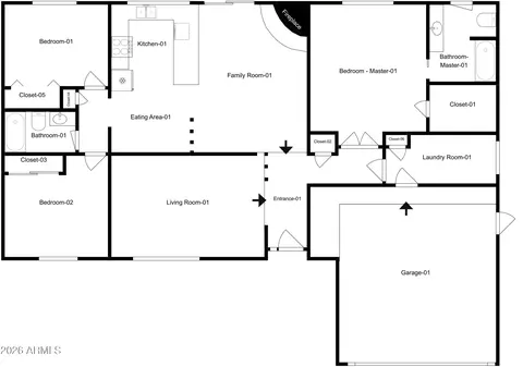 Floorplan - 852 E Acapulco Ln, Phoenix, AZ 85022 photo 1 of 1