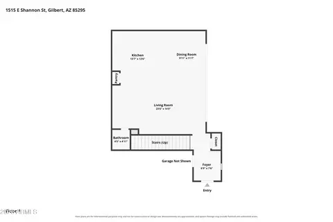 Floorplan - 1515 E Shannon St, Gilbert, AZ 85295 photo 1 of 1