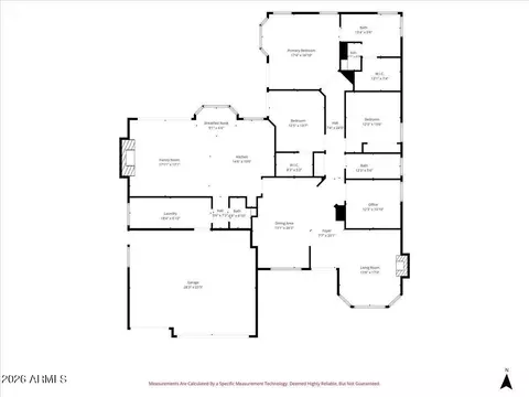 Floorplan - 1902 E Willow Tree Ct, Gilbert, AZ 85234 photo 1 of 1