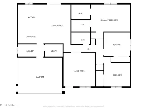 Floorplan - 1842 E Grove Cir, Mesa, AZ 85204 photo 1 of 3