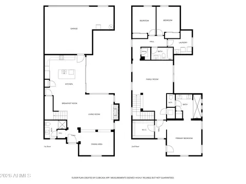 Floorplan - 3964 E Vest Ave, Gilbert, AZ 85295 photo 3 of 3