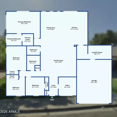 Floorplan - 735 E Gable Ave, Mesa, AZ 85204 photo 1 of 1