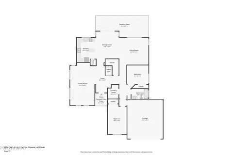Floorplan - 4512 E Mountain Sky Ave, Phoenix, AZ 85044 photo 1 of 3