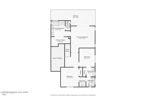 Floorplan - 4512 E Mountain Sky Ave, Phoenix, AZ 85044 photo 2 of 3