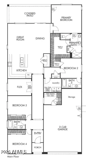 Floorplan - 20659 N 225th Dr, Surprise, AZ 85387 photo 1 of 1
