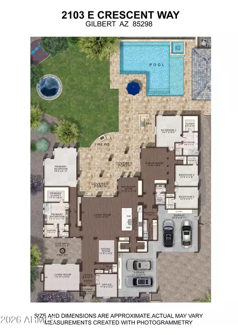Floorplan - 2103 E Crescent Way, Gilbert, AZ 85298 photo 1 of 2