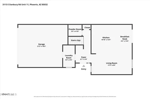 Floorplan - 3113 E Danbury Rd #11, Phoenix, AZ 85032 photo 1 of 2
