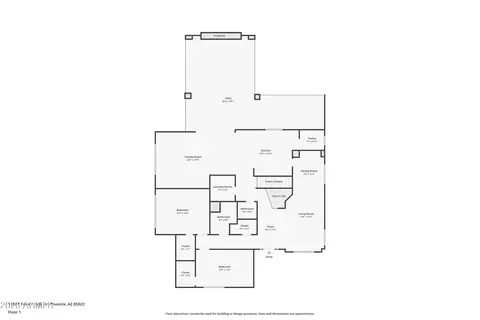 Floorplan - 1136 E Forest Hills Dr, Phoenix, AZ 85022 photo 1 of 3