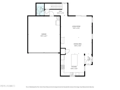 Floorplan - 8520 E Osage Ave, Mesa, AZ 85212 photo 2 of 3