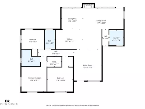 Floorplan - 2734 E Highland Ave, Phoenix, AZ 85016 photo 1 of 1