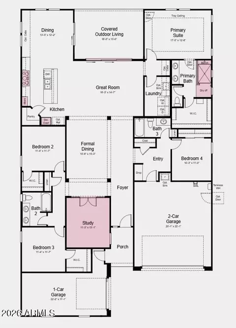 Floorplan - 1634 E Caleb Rd, Phoenix, AZ 85085 photo 1 of 2